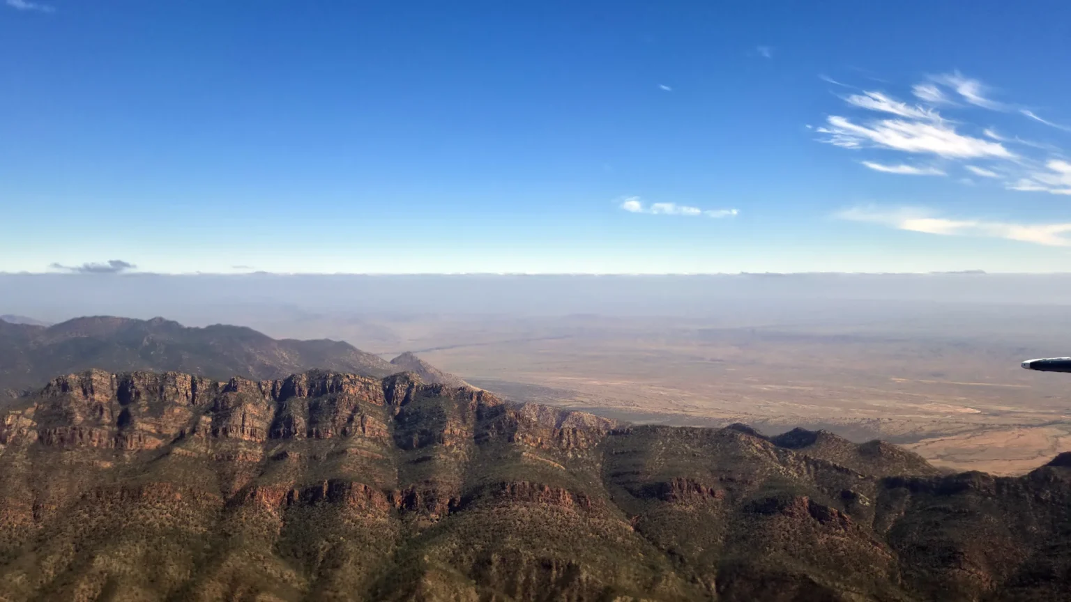 Stunning plane lanscape
